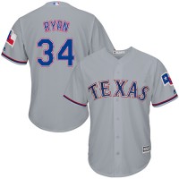 Texas Rangers #34 Nolan Ryan Grey Cool Base Stitched Youth MLB Jersey