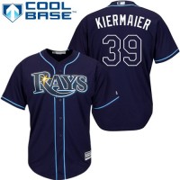 Tampa Bay Rays #39 Kevin Kiermaier Dark Blue Cool Base Stitched Youth MLB Jersey