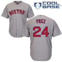 Boston Red Sox #24 David Price Grey Cool Base Stitched Youth MLB Jersey