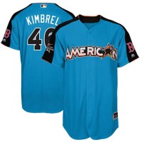 Boston Red Sox #46 Craig Kimbrel Blue 2017 All-Star American League Stitched Youth MLB Jersey