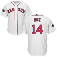 Boston Red Sox #14 Jim Rice White Cool Base 2018 World Series Champions Stitched Youth MLB Jersey