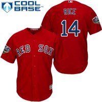 Boston Red Sox #14 Jim Rice Red Cool Base 2018 World Series Stitched Youth MLB Jersey