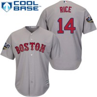 Boston Red Sox #14 Jim Rice Grey Cool Base 2018 World Series Stitched Youth MLB Jersey