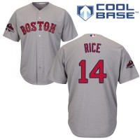 Boston Red Sox #14 Jim Rice Grey Cool Base 2018 World Series Champions Stitched Youth MLB Jersey