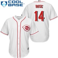 Cincinnati Reds #14 Pete Rose White Cool Base Stitched Youth MLB Jersey