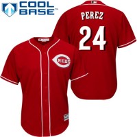 Cincinnati Reds #24 Tony Perez Red Cool Base Stitched Youth MLB Jersey