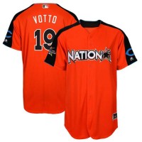 Cincinnati Reds #19 Joey Votto Orange 2017 All-Star National League Stitched Youth MLB Jersey