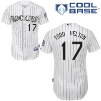 Colorado Rockies #17 Todd Helton White Cool Base Stitched Youth MLB Jersey