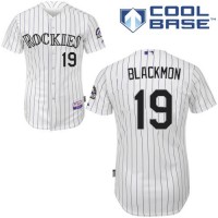 Colorado Rockies #19 Charlie Blackmon White Cool Base Stitched Youth MLB Jersey