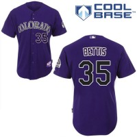 Colorado Rockies #35 Chad Bettis Purple Cool Base Stitched Youth MLB Jersey