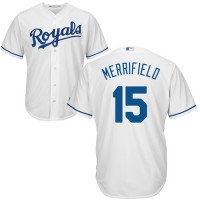 Kansas City Royals #15 Whit Merrifield White Cool Base Stitched Youth MLB Jersey