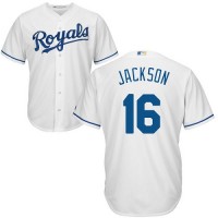 Kansas City Royals #16 Bo Jackson White Cool Base Stitched Youth MLB Jersey
