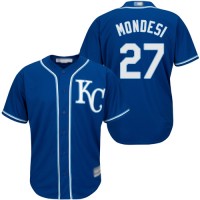 Kansas City Royals #27 Raul Mondesi Blue Cool Base Stitched Youth MLB Jersey