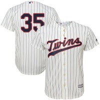 Minnesota Twins #35 Michael Pineda Cream Strip Cool Base Stitched Youth MLB Jersey
