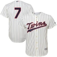 Minnesota Twins #7 Joe Mauer Cream Stitched Youth MLB Jersey