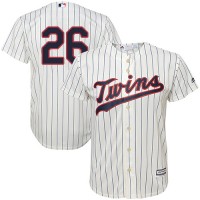 Minnesota Twins #26 Max Kepler Cream Strip Cool Base Stitched Youth MLB Jersey