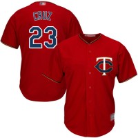 Minnesota Twins #23 Nelson Cruz Red Cool Base Stitched Youth MLB Jersey
