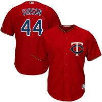 Minnesota Twins #44 Kyle Gibson Red Cool Base Stitched Youth MLB Jersey