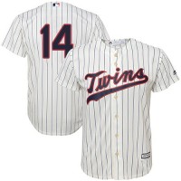 Minnesota Twins #14 Kent Hrbek Cream Strip Cool Base Stitched Youth MLB Jersey