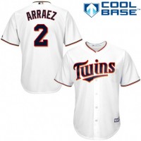 Minnesota Twins #2 Luis Arraez White Cool Base Stitched Youth MLB Jersey