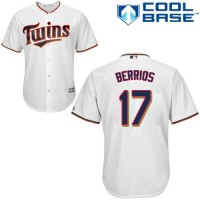 Minnesota Twins #17 Jose Berrios White Cool Base Stitched Youth MLB Jersey
