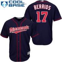 Minnesota Twins #17 Jose Berrios Navy blue Cool Base Stitched Youth MLB Jersey