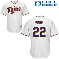 Minnesota Twins #22 Miguel Sano White Cool Base Stitched Youth MLB Jersey