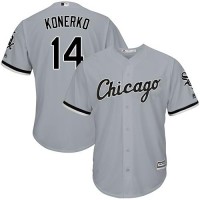 Chicago White Sox #14 Paul Konerko Grey Cool Base Stitched Youth MLB Jersey
