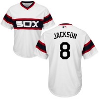 Chicago White Sox #8 Bo Jackson White Alternate Home Cool Base Stitched Youth MLB Jersey