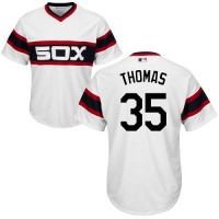 Chicago White Sox #35 Frank Thomas White Alternate Home Cool Base Stitched Youth MLB Jersey