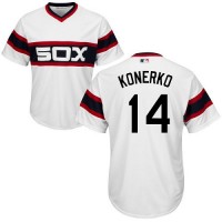 Chicago White Sox #14 Paul Konerko White Alternate Home Cool Base Stitched Youth MLB Jersey