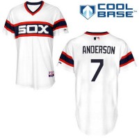 Chicago White Sox #7 Tim Anderson White Alternate Home Cool Base Stitched Youth MLB Jersey