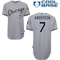 Chicago White Sox #7 Tim Anderson Grey Road Cool Base Stitched Youth MLB Jersey
