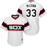 Chicago White Sox #33 James McCann White Alternate Home Cool Base Stitched Youth MLB Jersey