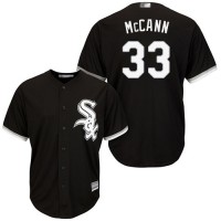 Chicago White Sox #33 James McCann Black Alternate Cool Base Stitched Youth MLB Jersey