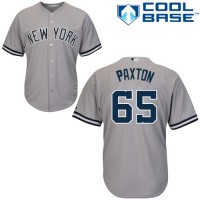New York Yankees #65 James Paxton Grey New Cool Base Stitched Youth MLB Jersey