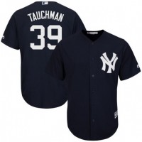 New York Yankees #39 Mike Tauchman Navy Blue New Cool Base Stitched Youth MLB Jersey