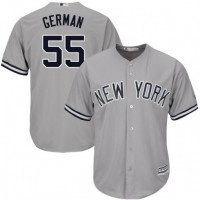 New York Yankees #55 Domingo German Grey New Cool Base Stitched Youth MLB Jersey