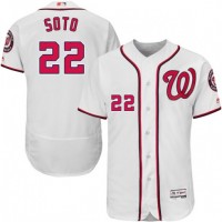 Washington Nationals #22 Juan Soto White Flexbase Authentic Collection Stitched MLB Jersey