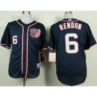 Washington Nationals #6 Anthony Rendon Navy Blue Cool Base Stitched MLB Jersey