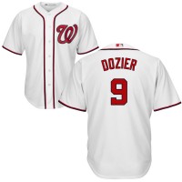 Washington Washington Nationals #9 Brian Dozier Cool Base White Stitched MLB Jersey