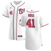 Washington Washington Nationals #41 Joe Ross Men's Nike White Home 2020 Authentic Player MLB Jersey