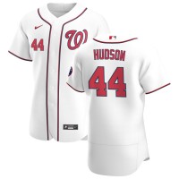 Washington Washington Nationals #44 Daniel Hudson Men's Nike White Home 2020 Authentic Player MLB Jersey