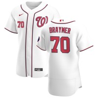 Washington Washington Nationals #70 Ben Braymer Men's Nike White Home 2020 Authentic Player MLB Jersey