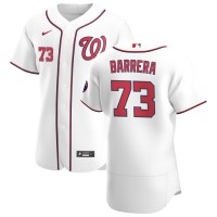 Washington Washington Nationals #73 Tres Barrera Men's Nike White Home 2020 Authentic Player MLB Jersey