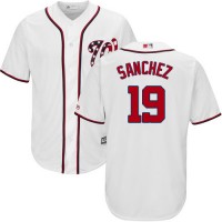 Washington Nationals #19 Anibal Sanchez White New Cool Base Stitched MLB Jersey