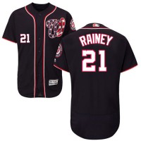 Washington Nationals #21 Tanner Rainey Navy Blue Flexbase Authentic Collection Stitched MLB Jersey