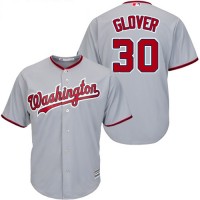 Washington Nationals #30 Koda Glover Grey New Cool Base Stitched MLB Jersey