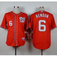 Washington Nationals #6 Anthony Rendon Red Cool Base Stitched MLB Jersey