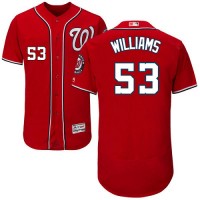 Washington Nationals #53 Austen Williams Red Flexbase Authentic Collection Stitched MLB Jersey